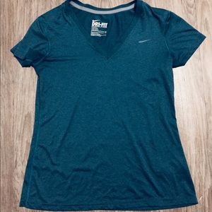 Dark Teal Nike Dryfit Shirt